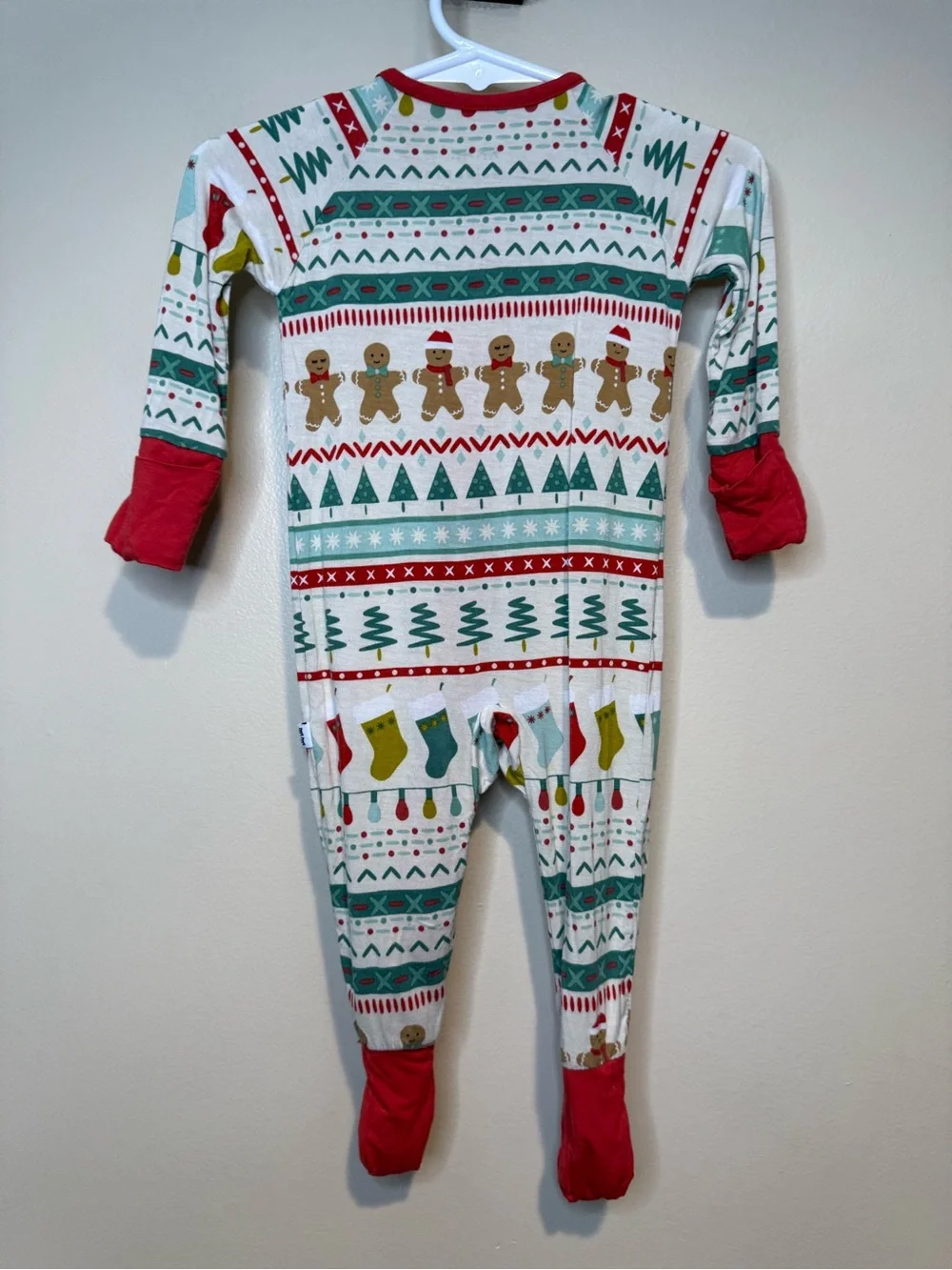 Little Sleepies Gingerbread Fair Isle Zippy 0-3 months